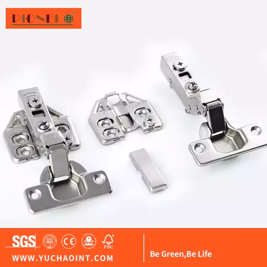 Петля для шкафа с мягким закрытием, 35 мм, безрамная петля