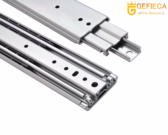 Ширина 76 мм, 3-кратное полное выдвижение, направляющие выдвижного ящика на шарикоподшипнике для тяжелой нагрузки на 500 фунтов