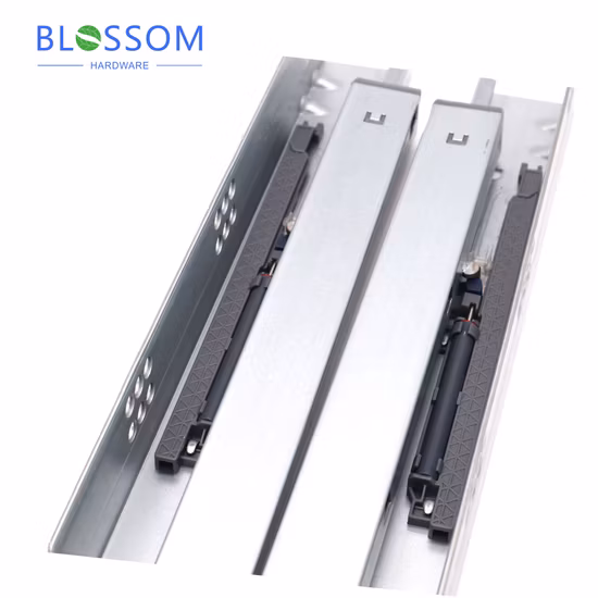 Стальные направляющие полного выдвижения с нижним креплением