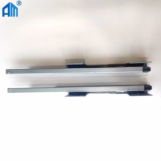 Нижнее крепление мебельной фурнитуры Гидравлические скрытые направляющие для нижнего крепления с мягким закрыванием